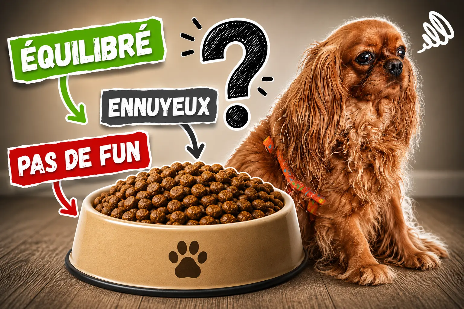 Mon chien ne mange pas ses croquettes : LCDV a quelques solutions