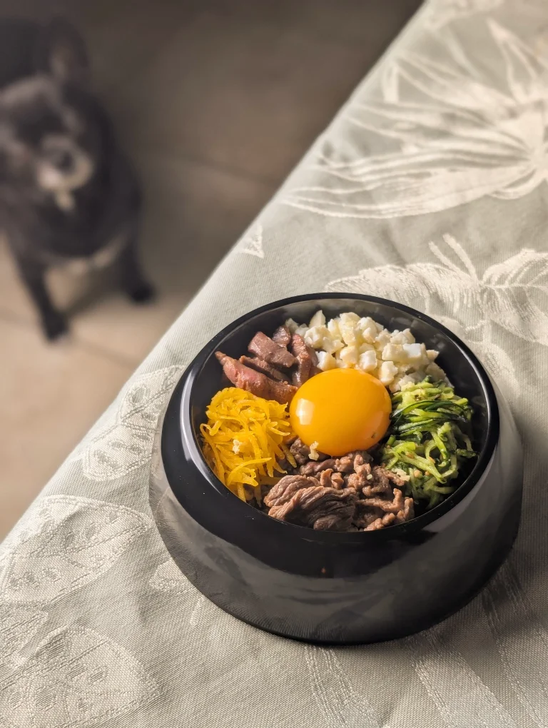 Vanille attends son bibimbap