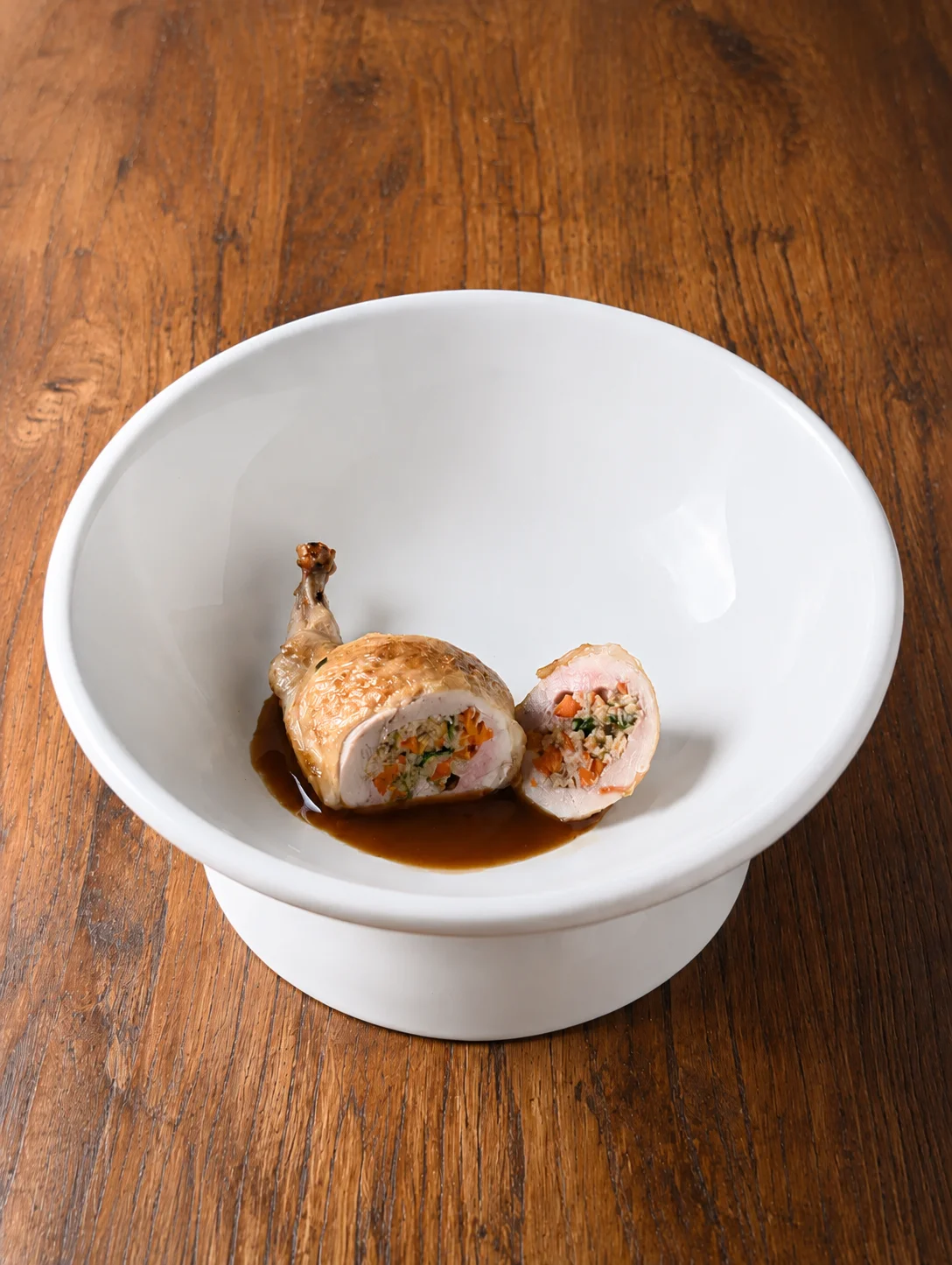 Bouchées de caille farcie aux champignons