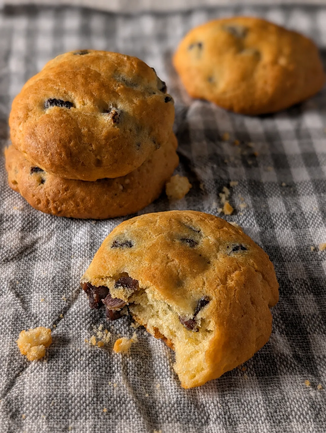Fin de recette et présentation des cookies au parmesan et gésier 