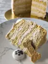 Gâteau d'anniversaire pour chien, au thon et pêches
