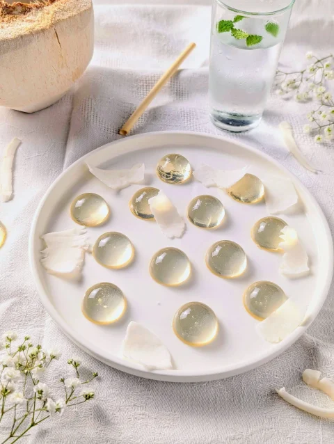 Gummies rafraichissants à l'eau de coco  - le cuisine de Vénus