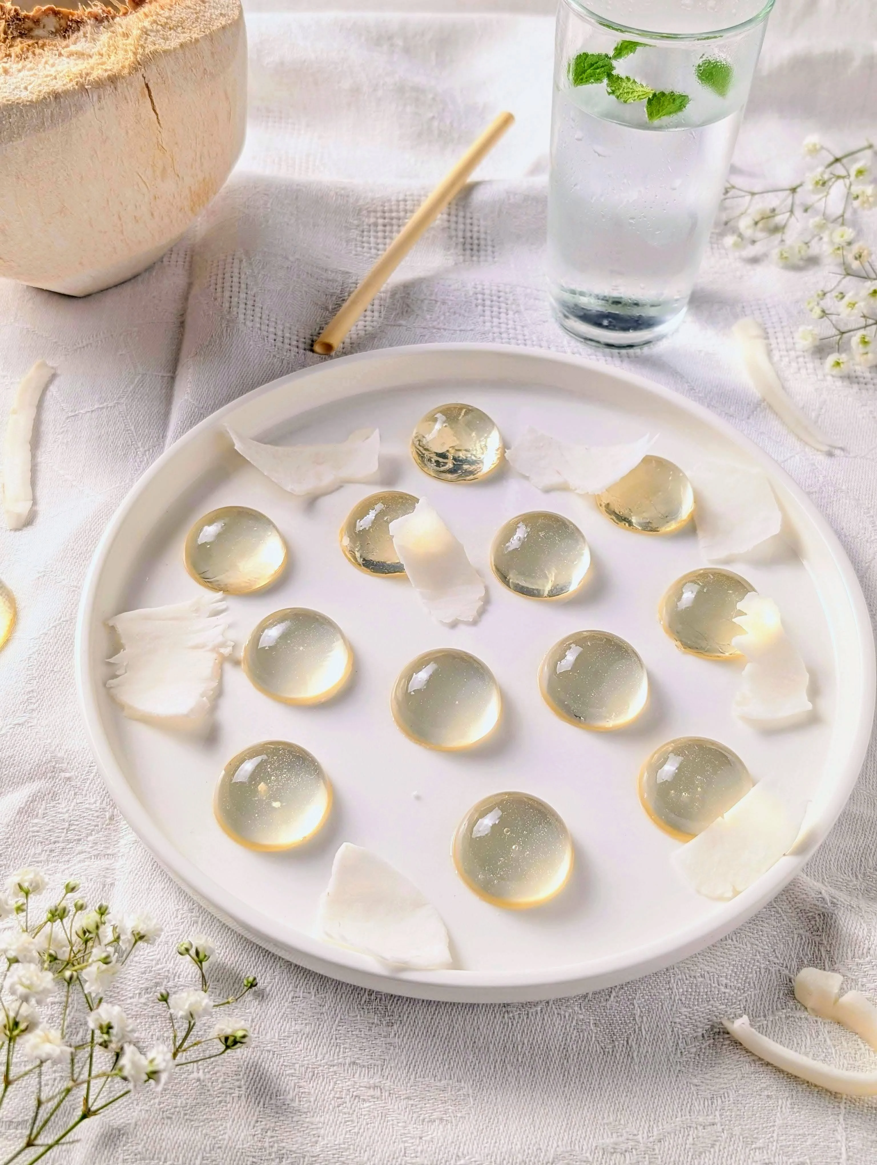 Gummies rafraichissants à l'eau de coco