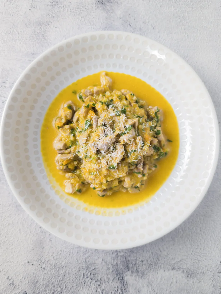 Présentation du plat de ration à la dinde terminé