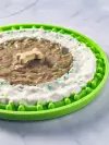 Friandise à lécher pour le chien : banane cacahète chantilly